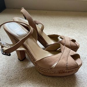 Stuart Weitzman Tan Sandals 8.5